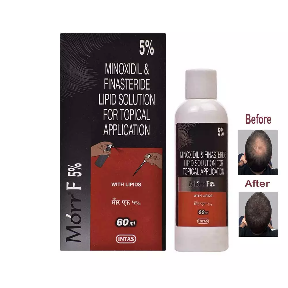 Morr F 5% Minoxidil & Finastride Lipid Solution For Topical Application 60ml